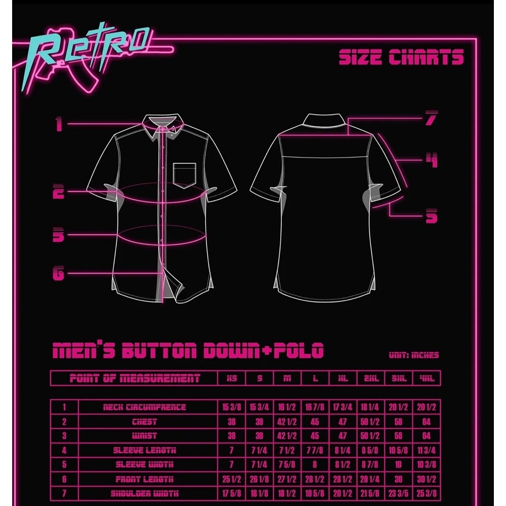Retro Rifle AK'S AND VACAYS Button Down Short Sleeve. Men's Medium- New In Bag. - Picture 5 of 5